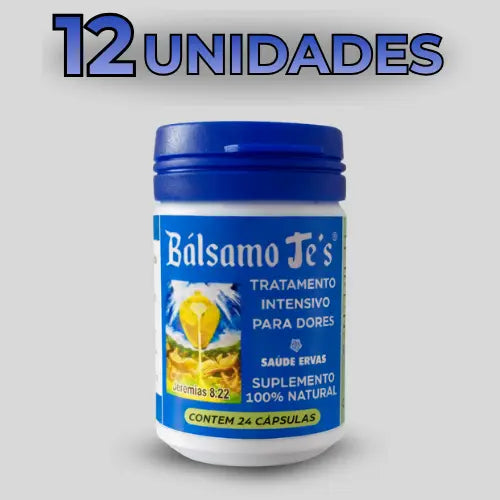 Bálsamo Je’s Pequeno – Suplemento Alimentar Natural com Vitaminas e Minerais – 24 Cápsulas