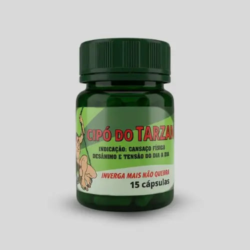 Cipó do Tarzan – Suplemento Alimentar Natural com Extratos Vegetais – 15 Cápsulas