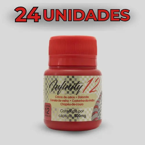 Infinity 12 – Suplemento Alimentar Natural com Minerais e Extratos Vegetais – 12 Cápsulas