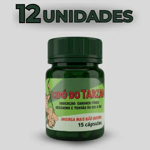 Cipó do Tarzan – Suplemento Alimentar Natural com Extratos Vegetais – 15 Cápsulas