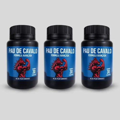 Pau de Cavalo – Suplemento Alimentar Natural com Maca Peruana e Catuaba – 30 Cápsulas