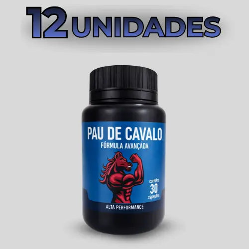 Pau de Cavalo – Suplemento Alimentar Natural com Maca Peruana e Catuaba – 30 Cápsulas