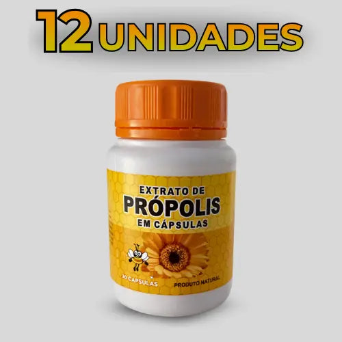 Extrato de Própolis – Suplemento Alimentar Natural com Própolis – 30 Cápsulas