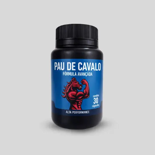 Pau de Cavalo – Suplemento Alimentar Natural com Maca Peruana e Catuaba – 30 Cápsulas