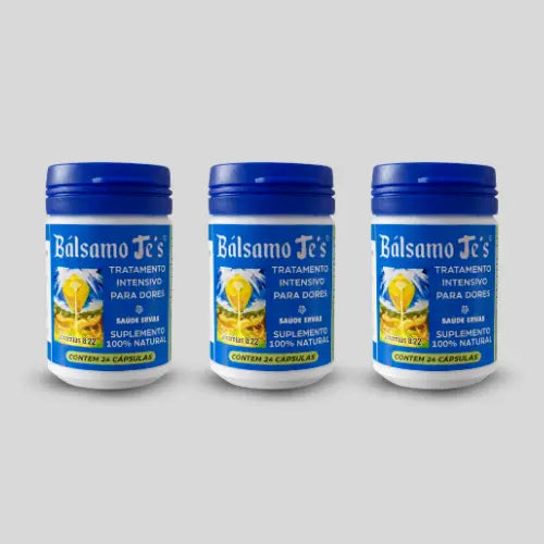 Bálsamo Je’s Pequeno – Suplemento Alimentar Natural com Vitaminas e Minerais – 24 Cápsulas