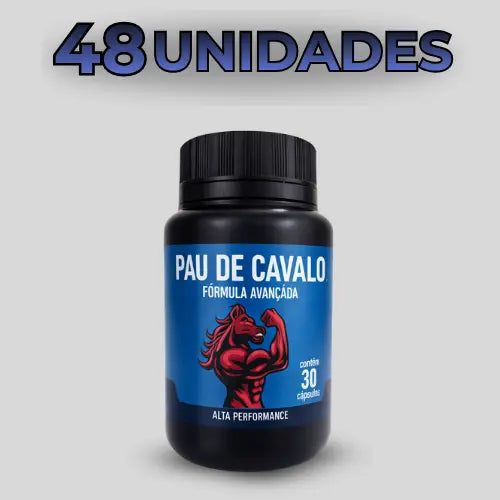 Pau de Cavalo – Suplemento Alimentar Natural com Maca Peruana e Catuaba – 30 Cápsulas