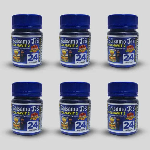 Bálsamo Je’s Colmavit 2 Azul – Suplemento Alimentar com Colágeno, Vitaminas e Minerais – 24 Cápsulas