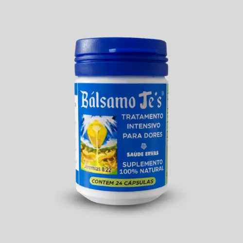 Bálsamo Je’s Pequeno – Suplemento Alimentar Natural com Vitaminas e Minerais – 24 Cápsulas