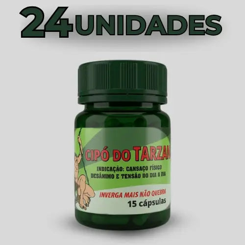 Cipó do Tarzan – Suplemento Alimentar Natural com Extratos Vegetais – 15 Cápsulas