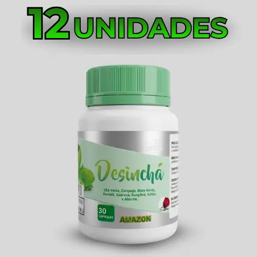 Desinchá – Suplemento Alimentar Natural com Extratos Vegetais – 30 Cápsulas