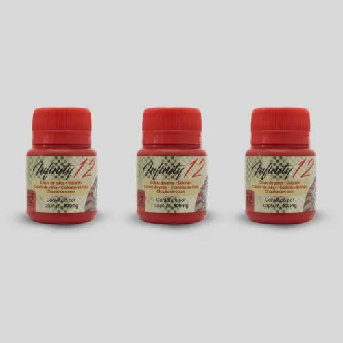 Infinity 12 – Suplemento Alimentar Natural com Minerais e Extratos Vegetais – 12 Cápsulas