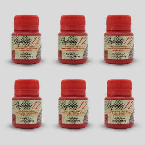 Infinity 12 – Suplemento Alimentar Natural com Minerais e Extratos Vegetais – 12 Cápsulas