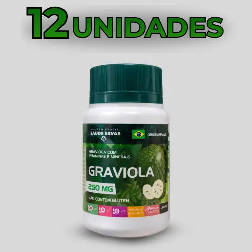 Graviola – Suplemento Alimentar Natural com Annona muricata – 30 Cápsulas