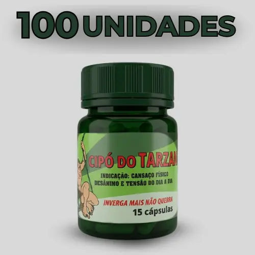 Cipó do Tarzan – Suplemento Alimentar Natural com Extratos Vegetais – 15 Cápsulas