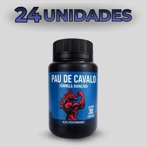 Pau de Cavalo – Suplemento Alimentar Natural com Maca Peruana e Catuaba – 30 Cápsulas