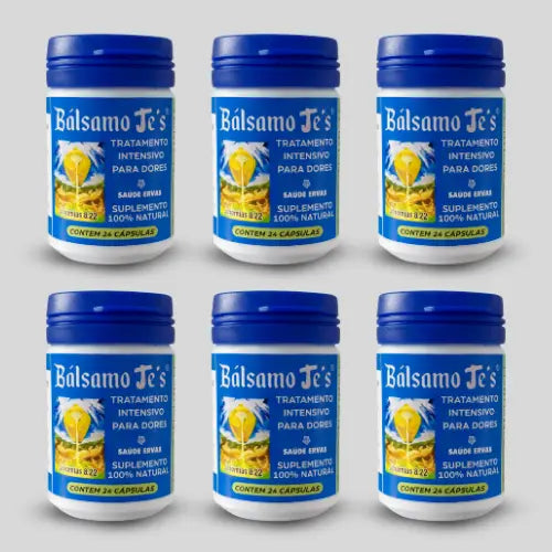 Bálsamo Je’s Pequeno – Suplemento Alimentar Natural com Vitaminas e Minerais – 24 Cápsulas