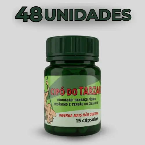 Cipó do Tarzan – Suplemento Alimentar Natural com Extratos Vegetais – 15 Cápsulas